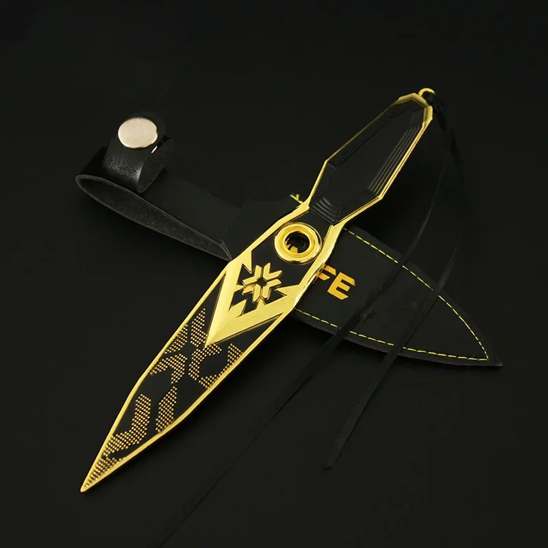Valorant оружие чемпионов 2023 Kunai 17 см стандартная металлическая модель оружия катаны