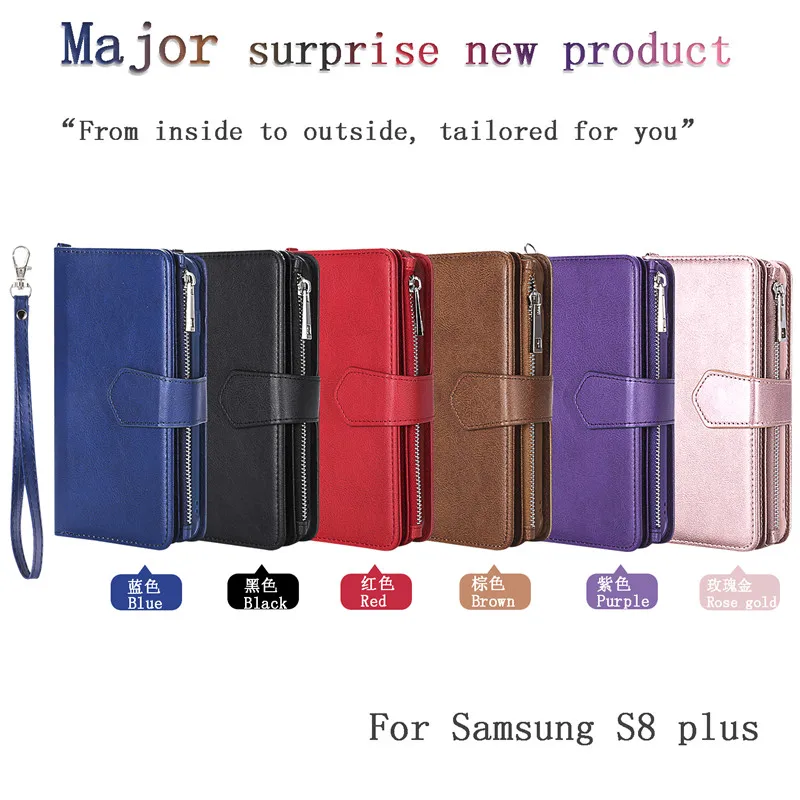 Магнитный кожаный чехол для телефона Samsung Galaxy S22 Ultra S21 S20 FE S10 S9 S8 Plus Note 20 10 9 8 - купить