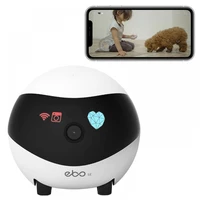 ebo se smart robo wifi collar catpal pet cats toy security 1080p wireless camera interactive for remote control via app e robo