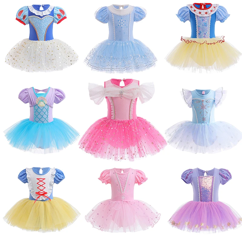 Балетки для девочек Summe Эльза Анна Белль Золушка Персиковое платье необычное