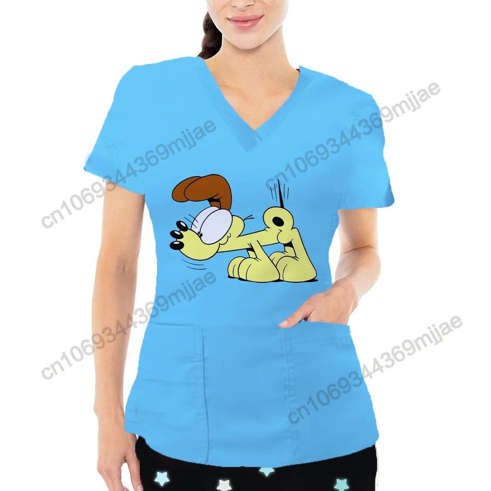 

V-neck Pocket Comfort Japanese Y2k Style Women's Short Sleeve T-shirt Korean Streetwear Y2k Tops Kawaii Clothes Y 2k Vintage