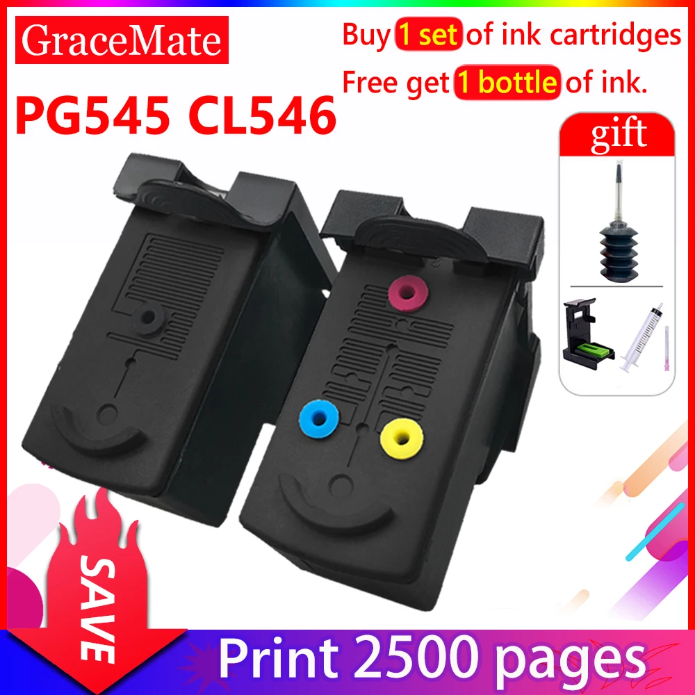

pg545 cl546 Replacement Ink Cartridge PG545 CL546 for canon printer pixma cartridge IP2800 IP2850 MG3050 2550S 2450 2950 MX495