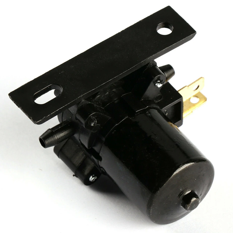 

12V 2 Pin Black Windshield Windscreen Washer Water Pump Motor AWP01 Fit for Car Truck Van Bus