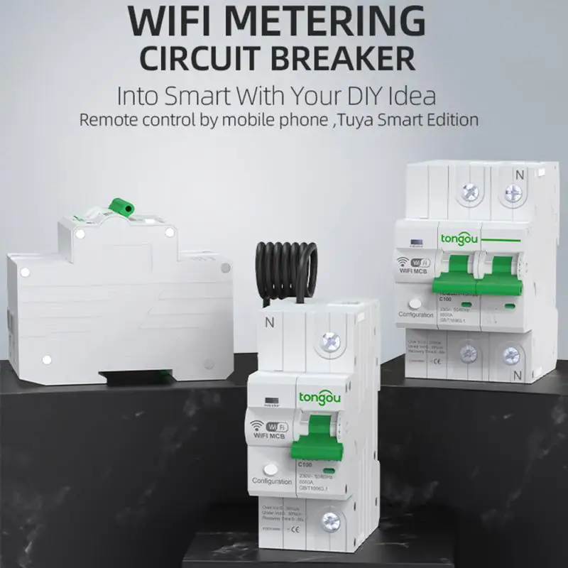 

Переключатель-прерыватель беспроводной 1p 125a с поддержкой Wi-Fi