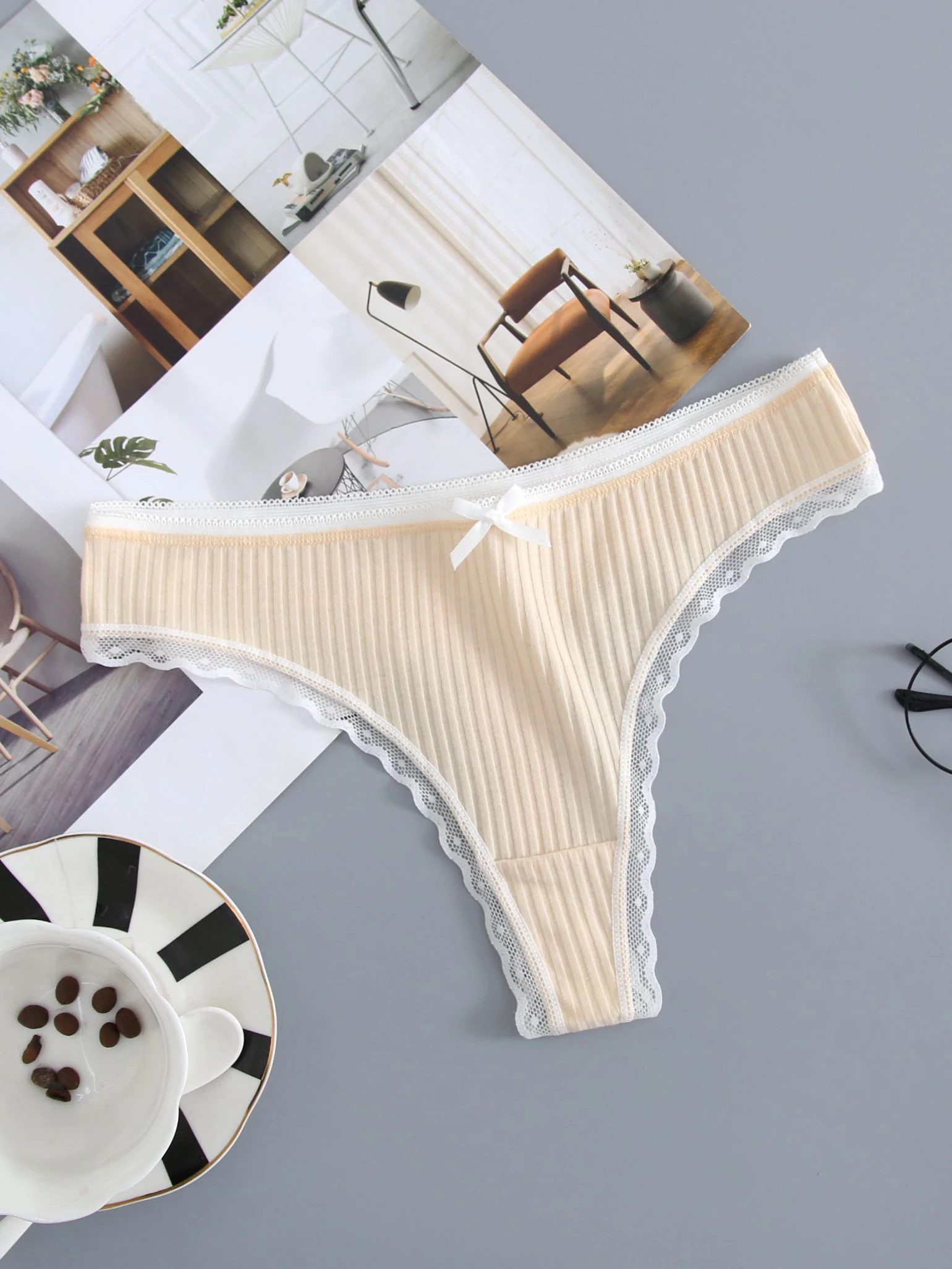 5 шт. женские хлопковые трусики модные сексуальные дышащие трусы однотонные