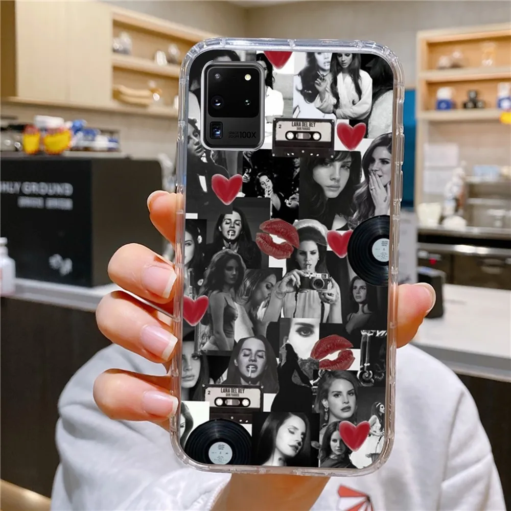 Чехол для телефона с постером Лана Дель Рей певицы крафт Samsung Galaxy A52 A12 A51 S21 Edge S22ULTRA