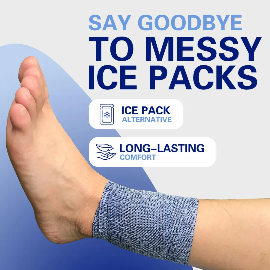 Самоклеящиеся повязки на льду мгновенное охлаждение ледяная лента обертка