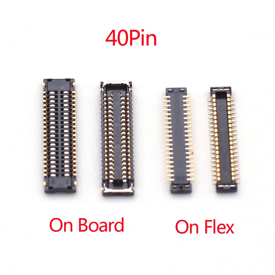 2 шт., 40-контактный разъем FPC для ЖК-дисплея Samsung Galaxy C5 C5000 C7 C7000