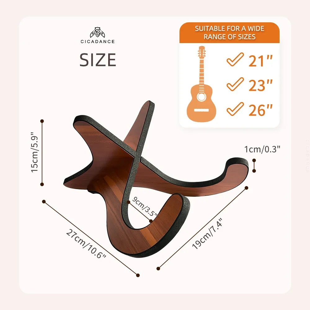 Портативный кронштейн для укулеле складная подставка нескользящий Съемный