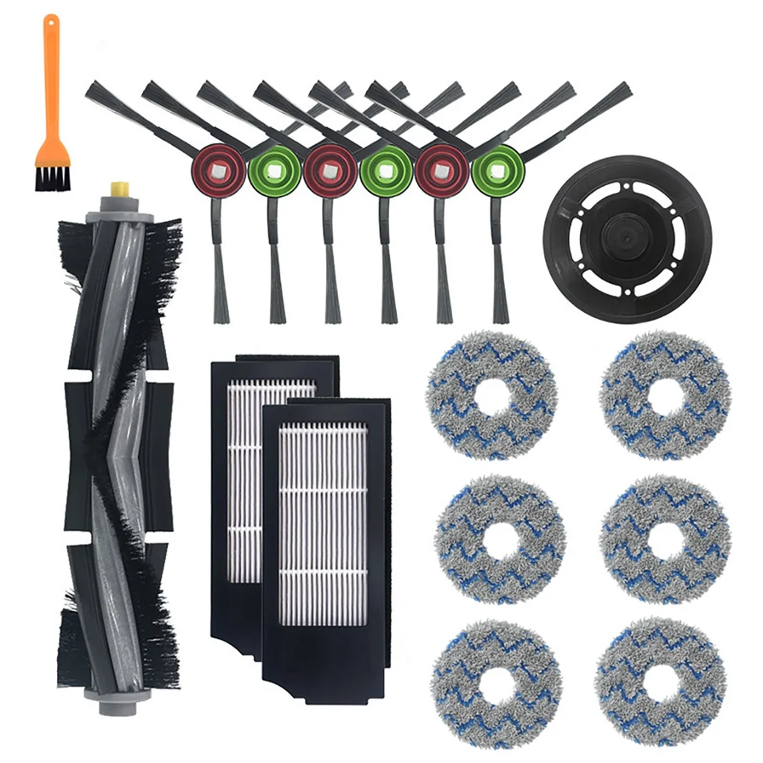 

Для Ecovacs T10 TURBO аксессуары для робота-пылесоса основная щетка, боковая щетка, наборы фильтров