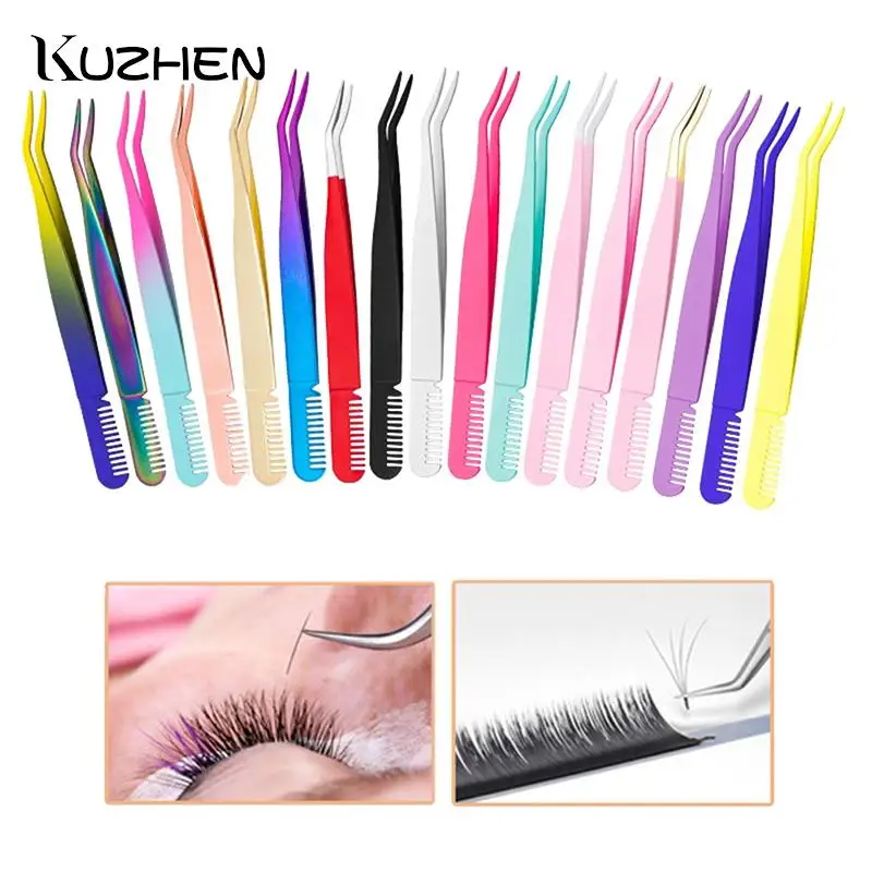 

1 шт., многофункциональный пинцет для бровей из нержавеющей стали