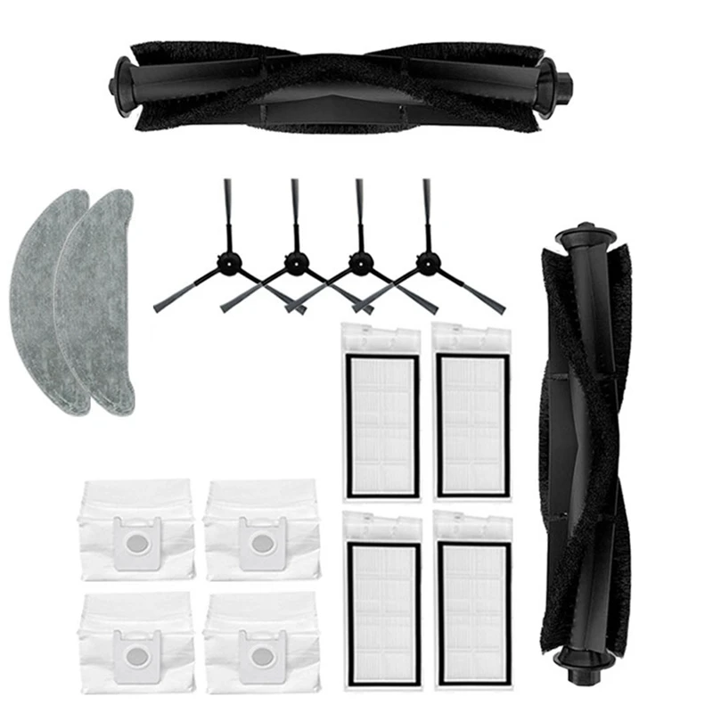 

Main Side Brush Filter And Mop Cloth Replacement Parts For Xiaomi ROIDMI EVE PLUS Robot Vacuum Cleaner
