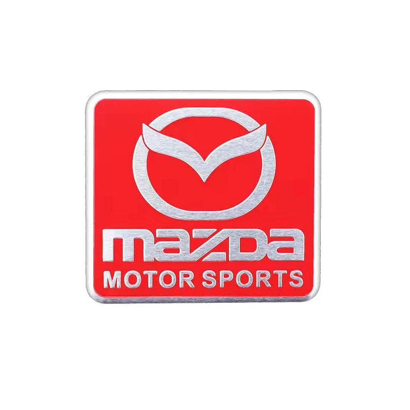 

3D Алюминиевые наклейки с логотипом БАГАЖНИКА АВТОМОБИЛЯ, аксессуары для Mazda 3 6