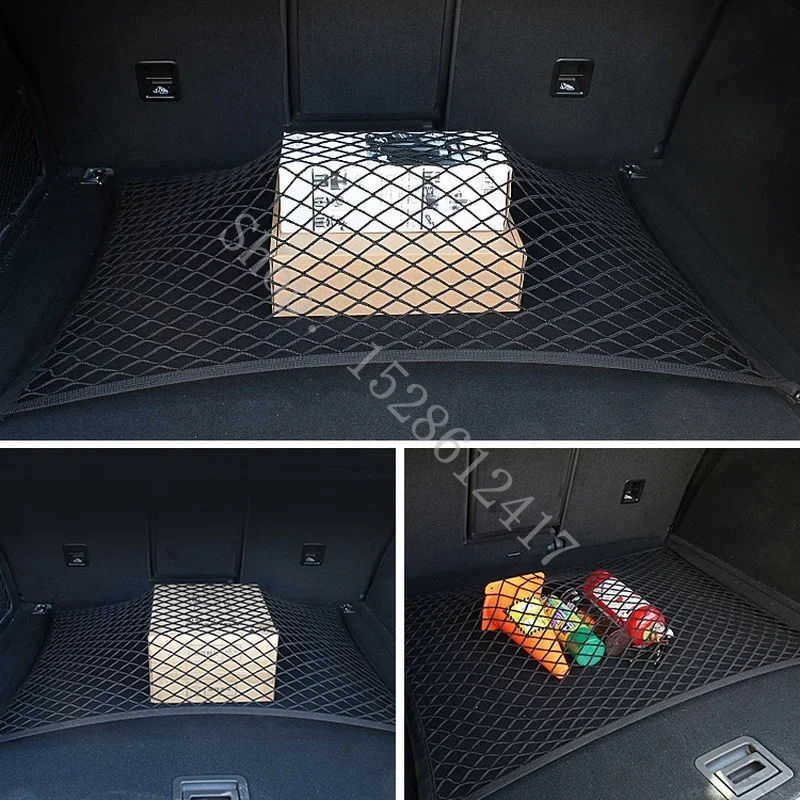 

For Chevrolet Epica Holden 2006-2011 Car Trunk Luggage Storage Cargo Organiser Nylon Elastic Mesh Net