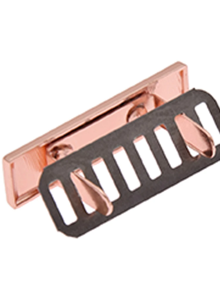 Металлические прямоугольные бирки ручной работы из сплава для одежды обуви