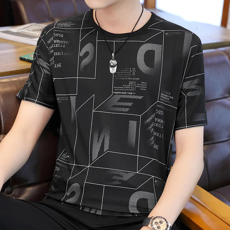 

Men's T-Shirt For Men Clothing Summer Top 3D Full Printed O-neck Short Sleeve Fashion Casual Oversized Tee Shirts Streetwear