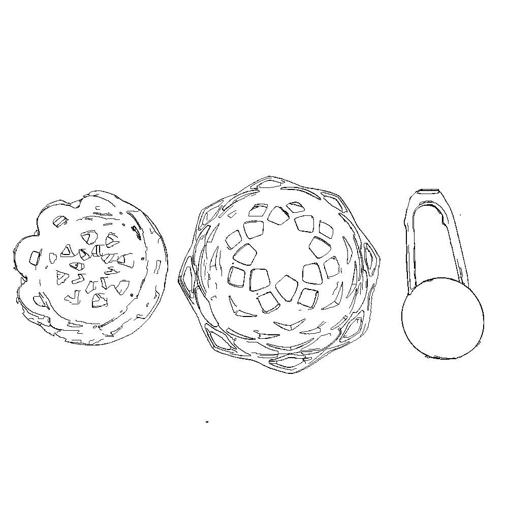 

Серебряный Лотос II-модель лотоса 2-вставки для кальяна Cezvesi, серый Лотос, управление нагревом