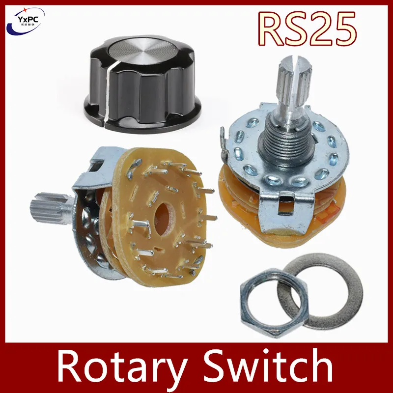 

Поворотный переключатель RS25 1P11T
