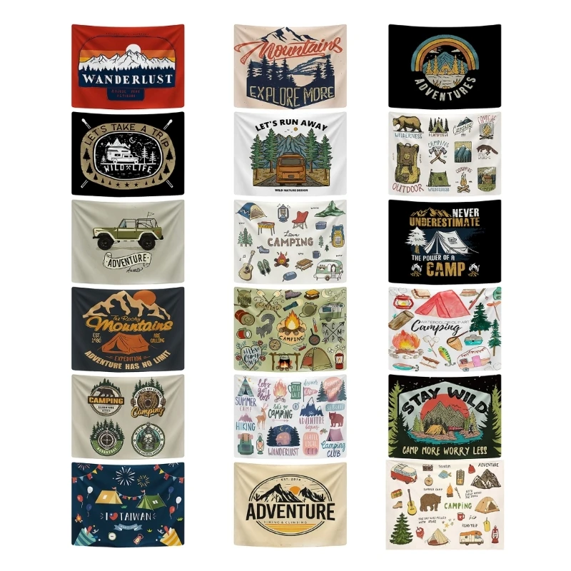 

Camping Blanket Outdoor Picnic Blanket Decor Tablecloth Sofa Blanket for Campers