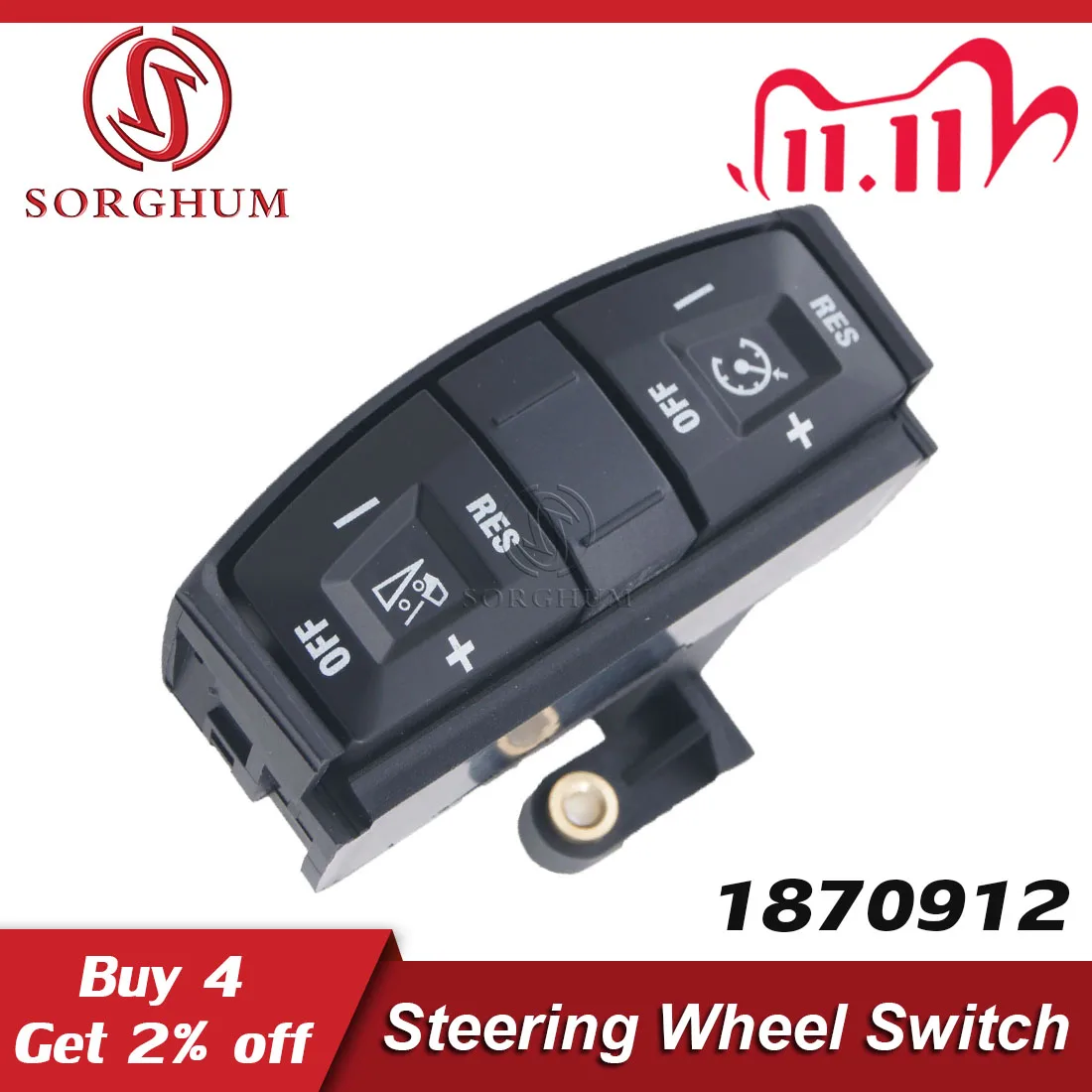 

For Scania R-Series Car Steering Wheel Control Switch Module Button 1870912