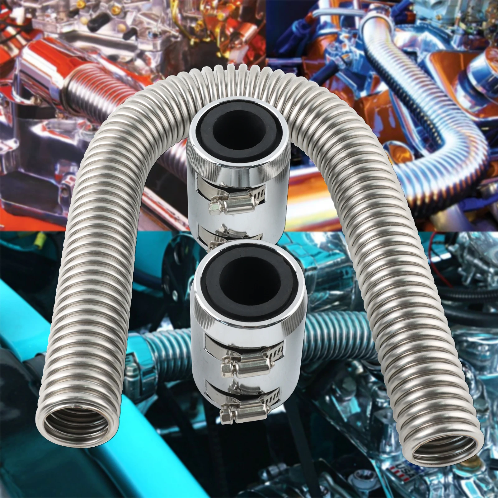 Гибкий шланг радиатора из нержавеющей стали 24 дюйма (61 см)