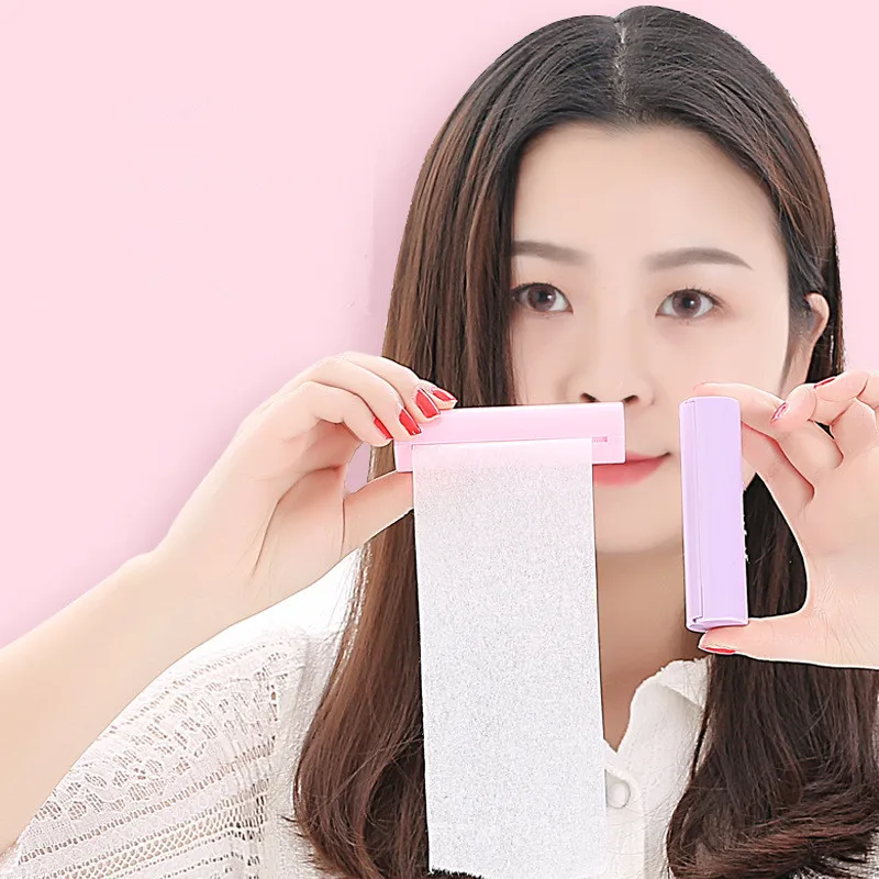 

5m Oil Blotting Paper Rolled Absorbent Paper Oil-absorbing Oil Control Blotting Face Cleaning Tissue Paper Skin Care Makeup Tool