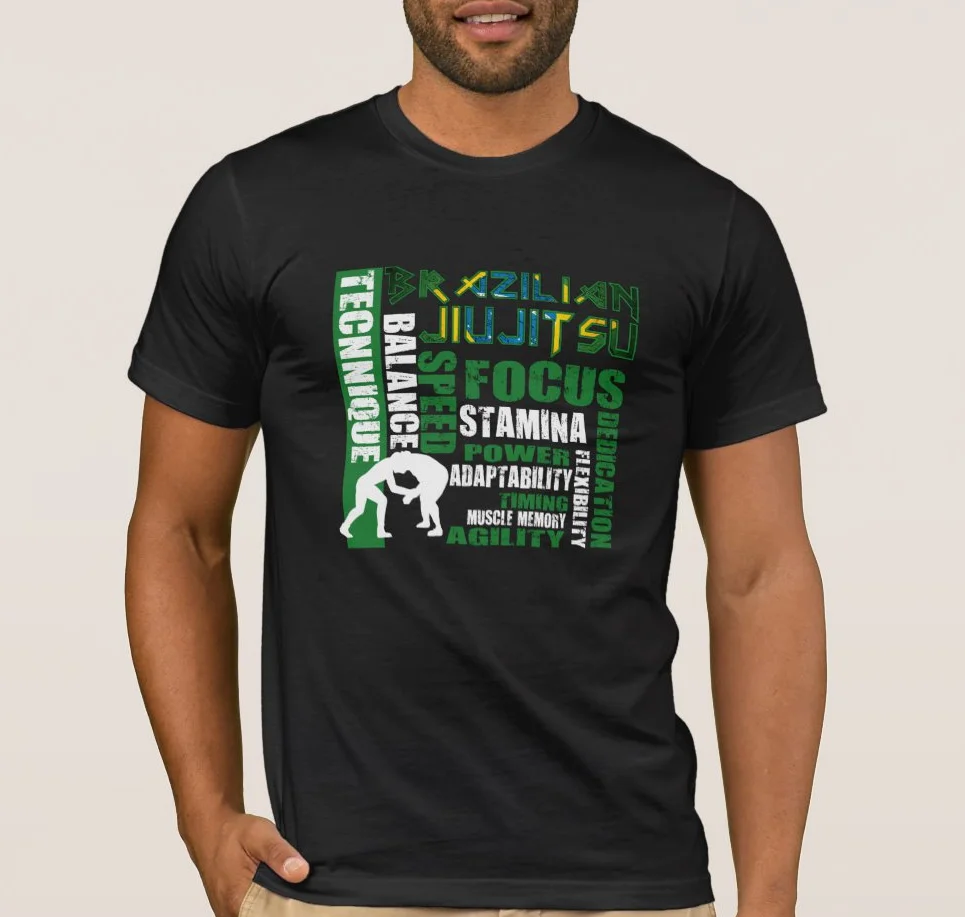 

Rare Brazilian Jiu Jitsu Elements T-Shirt 100% Cotton O-Neck Summer Short Sleeve Casual Mens T-shirt Size S-3XL