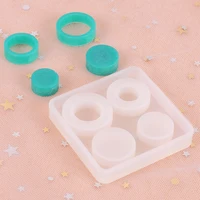 silicone crystal epoxy resin mold casting round ring pendant jewelry mould handmade diy making tool 2022 new
