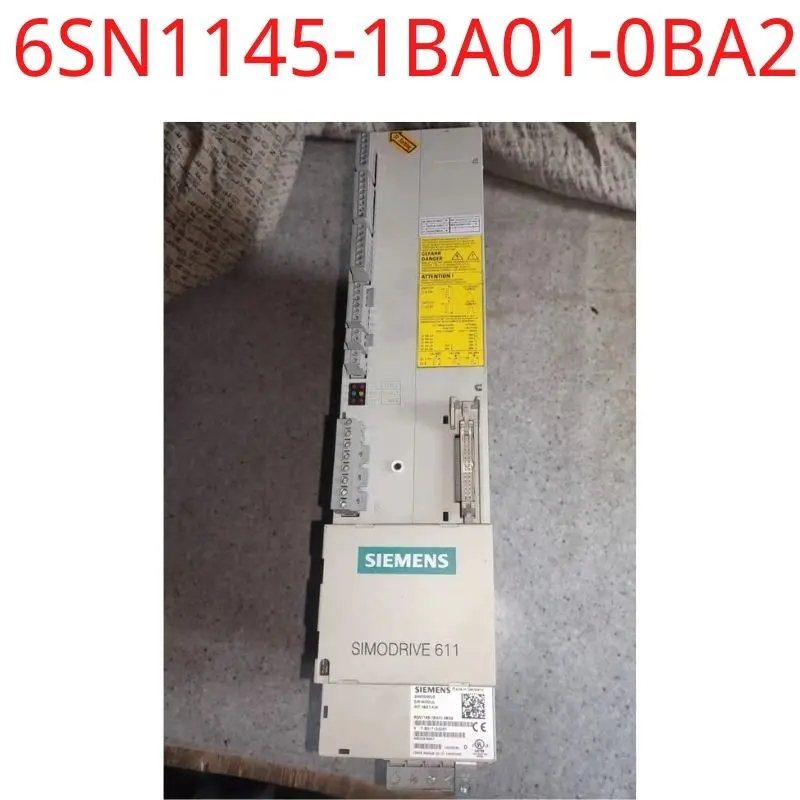 

used Siemens 6SN1145-1BA01-0BA2 SIMODRIVE 611 INFEED/REGENERATIVE FEEDBACK MODULE 16/21 KW, test ok