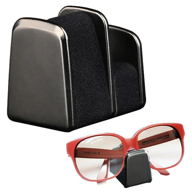 

Автомобильный держатель для очков, универсальный автомобильный держатель для очков на приборной панели, зажим для солнцезащитных очков, самоклеящийся защитный держатель для очков