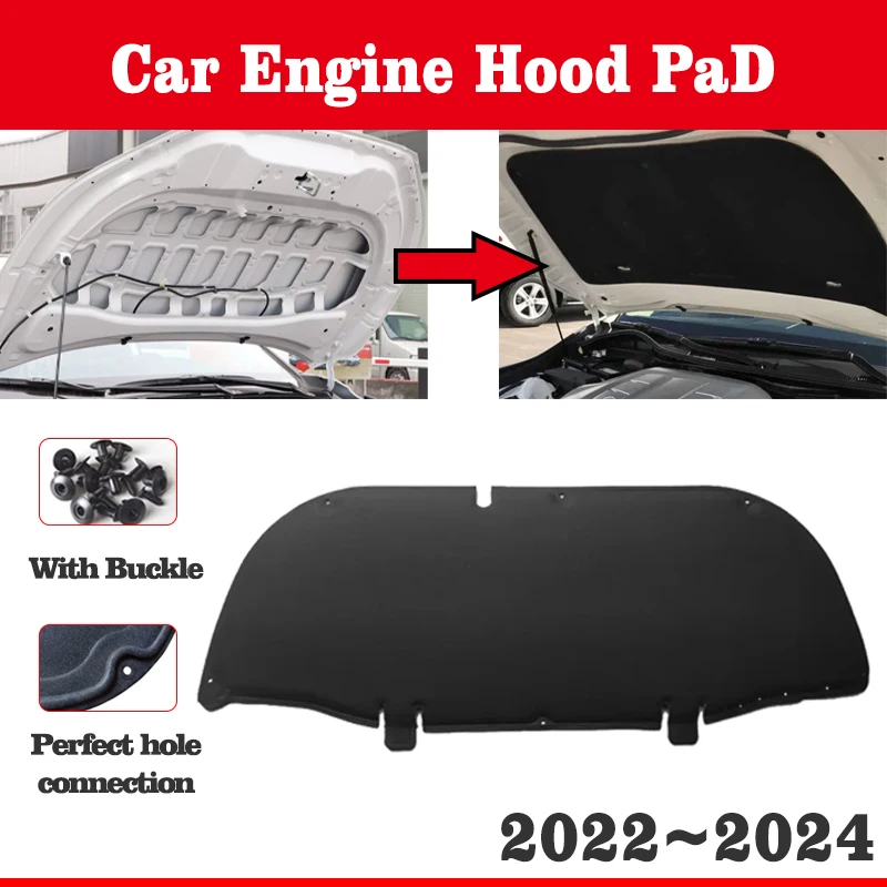 Для Toyota Corolla Cross 2023 Hybrid XG10 2022 2024 автомобильные накладки на капот двигателя