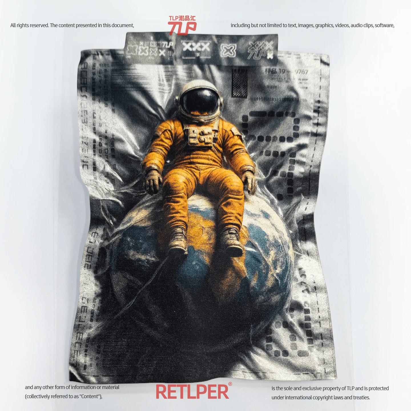 Фото Светоотражающая наклейка Retlper Original Re Rui'Er Collection, вторая партия образцов с 3D-эффектом, плоская, для автомобилей и мотоциклов №2