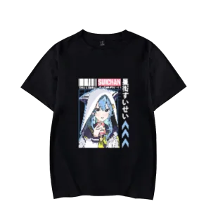 

Hoshimachi Suisei Merch 2d футболка спортивная футболка с принтом зеленые Топы рукава Uniex треки костюмы