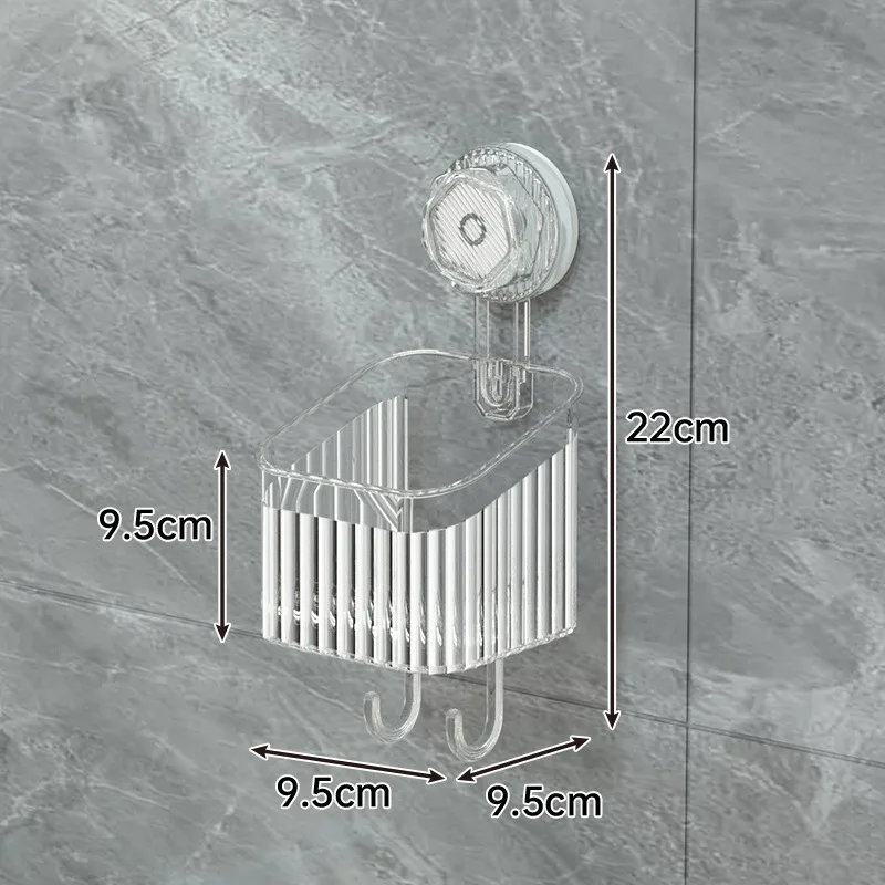 

Настенная вращающаяся полка для хранения на присоске в ванной комнате, кухонная полка для хранения специй без перфорации, многоцелевая