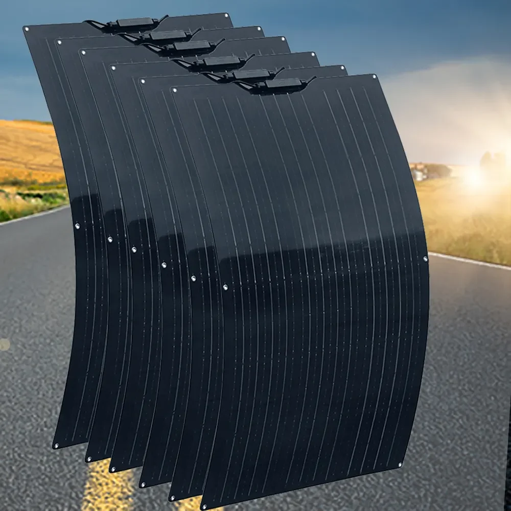 

600w 300w solar panel 12v kit complete 885*540mm flexible solar battery charger system for home car RV boat camper 1000w outdoor