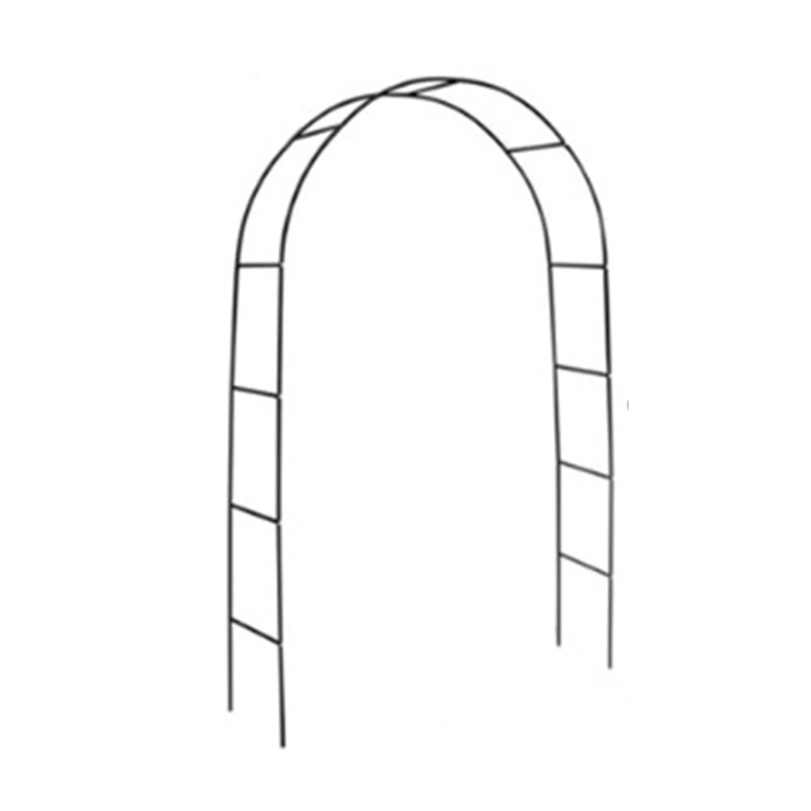 

Plants Stand Wrought Iron Arch Branches Wedding Decoration Stable Garden Tool Home Black DIY Climbing Pergola