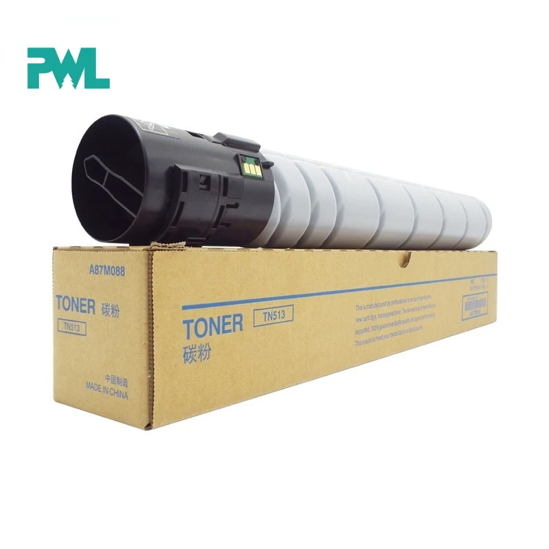 

3PC TN TN513 513 Compatible Black Toner Cartridge for Konica Minolta Bizhub 454 554 454e C368 Printer Supplies