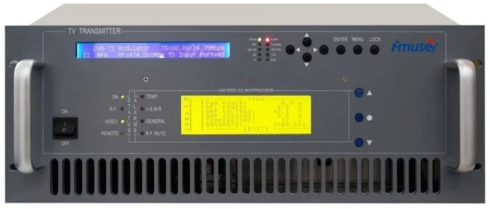 

FMUSER FU-518D 300W Digital TV Transmitter ATSC DTMB DVB-T DVB-T2 ISDB-T TV TransmitterTerrestre Numérique Télévision (TNT)