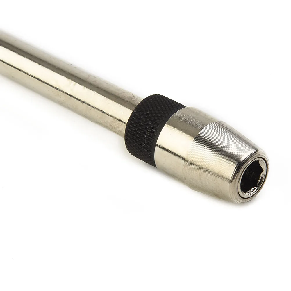 

Quick Release Extension rod Screwdriver Shank Silver 1/4" 1pc 300mm 6.35mm Drill Bit Hex Holder Durable Practical