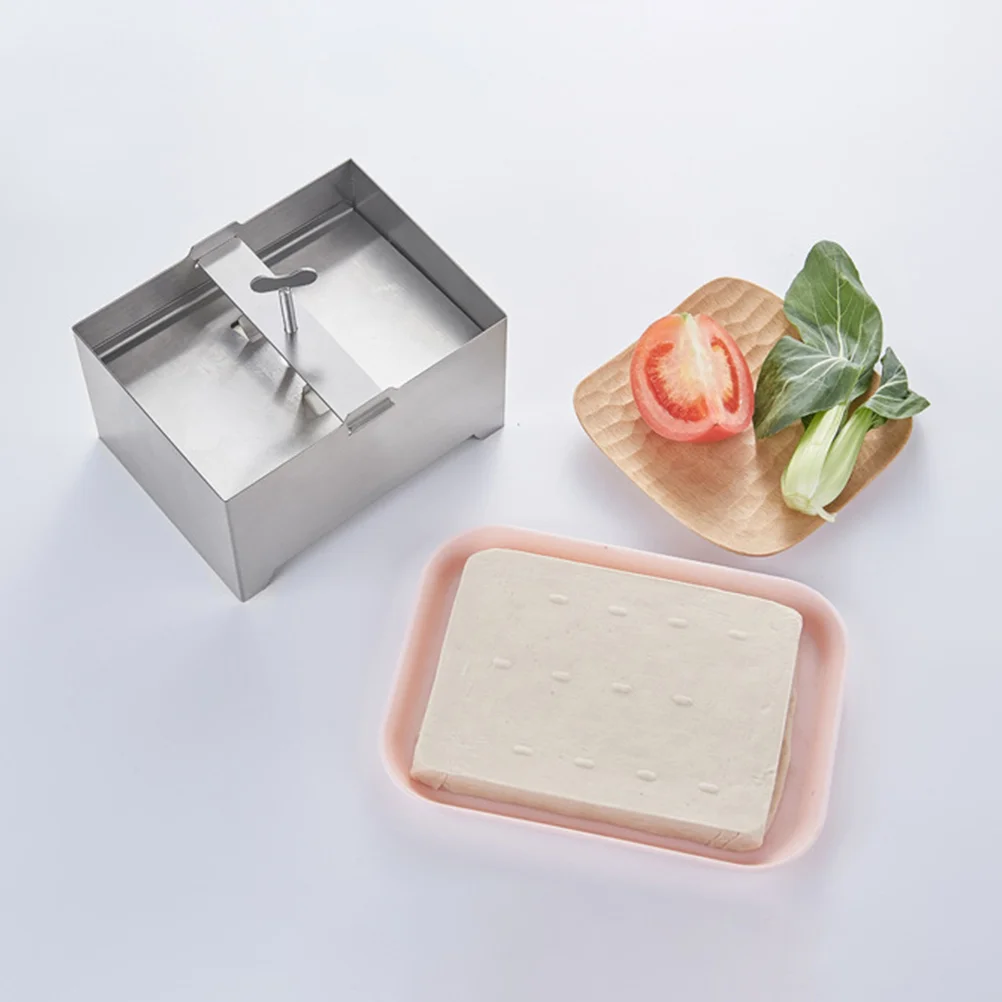 

Tofu Mold Stainless Steel Presser Making Tool Sturdy Maker Mould Bean Curd Kitchen Home Tools Cheese