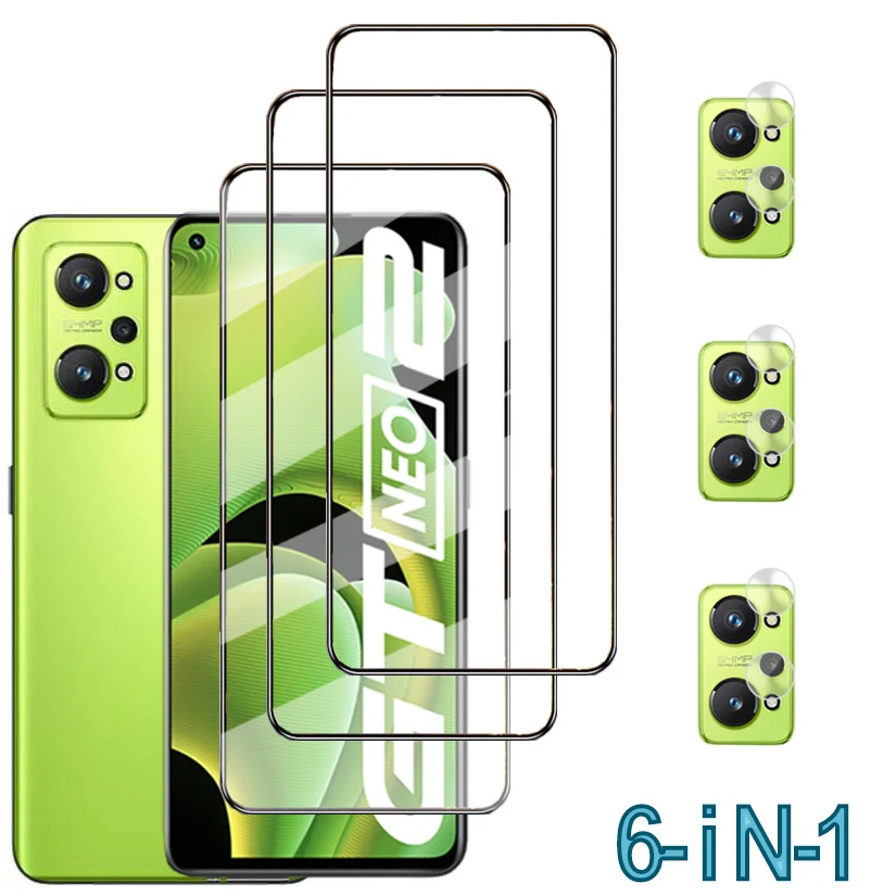 Realme GT Neo 2 3 9D Glass Realme 8 7 9 Pro 8i 9i Tempered Glass Realme GT Neo 2T 3T Screen Protector Realme GT Master Edition Smartphone Glasses Realmi 9 Pro Plus Hard Protective Film Realme GT2 Pro Neo2