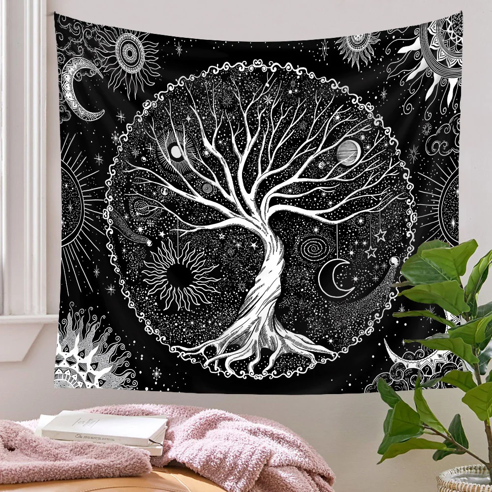 

Life tree tapestry landscape wall hanging tapestry living room decorationTapestries Home Decor for Bedroom Living Room Dorm