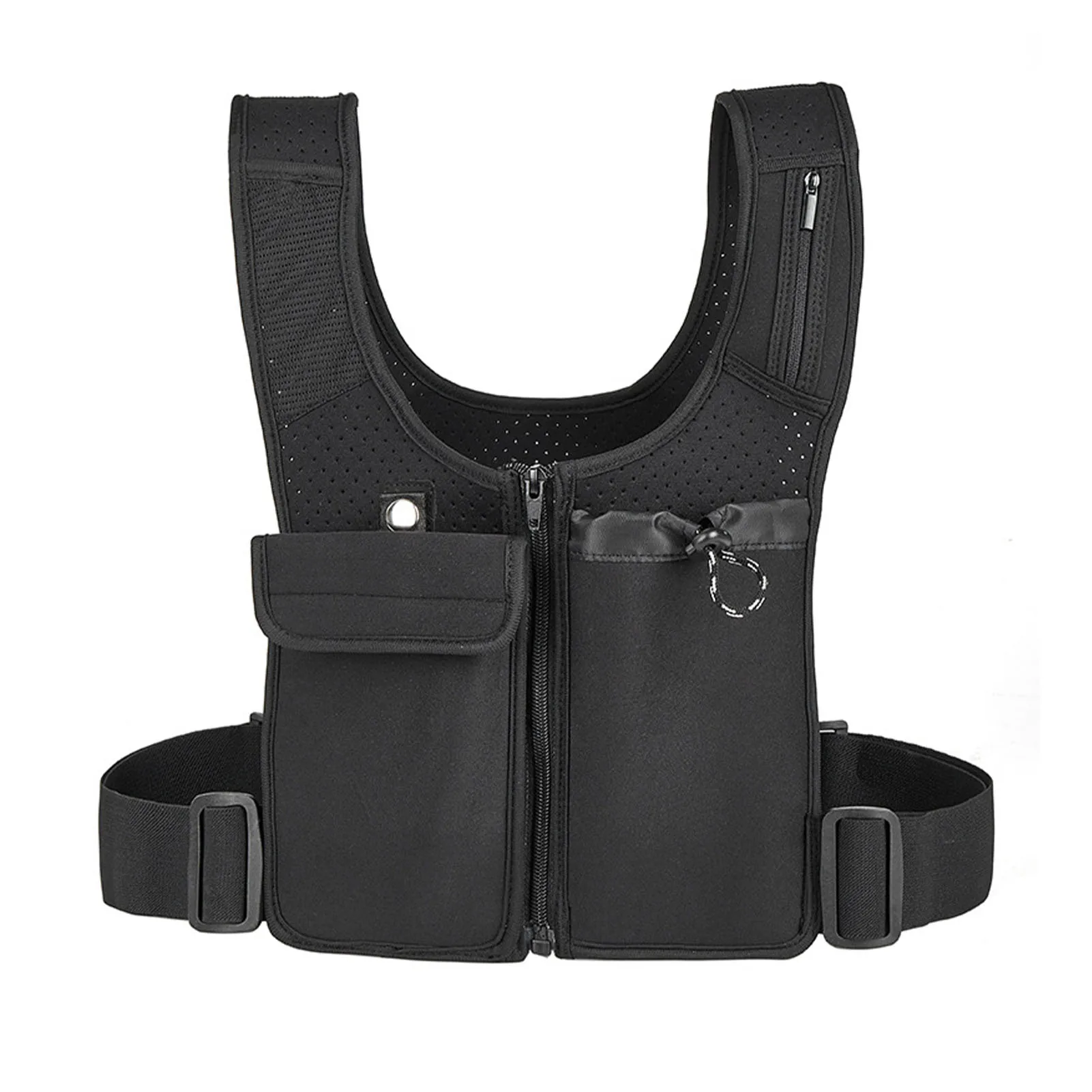 

Breathable Running Vest Phone Holder Bag Universal Vest For Joggers Cycling Nights Sports With Pocket To Hold Water Bottle