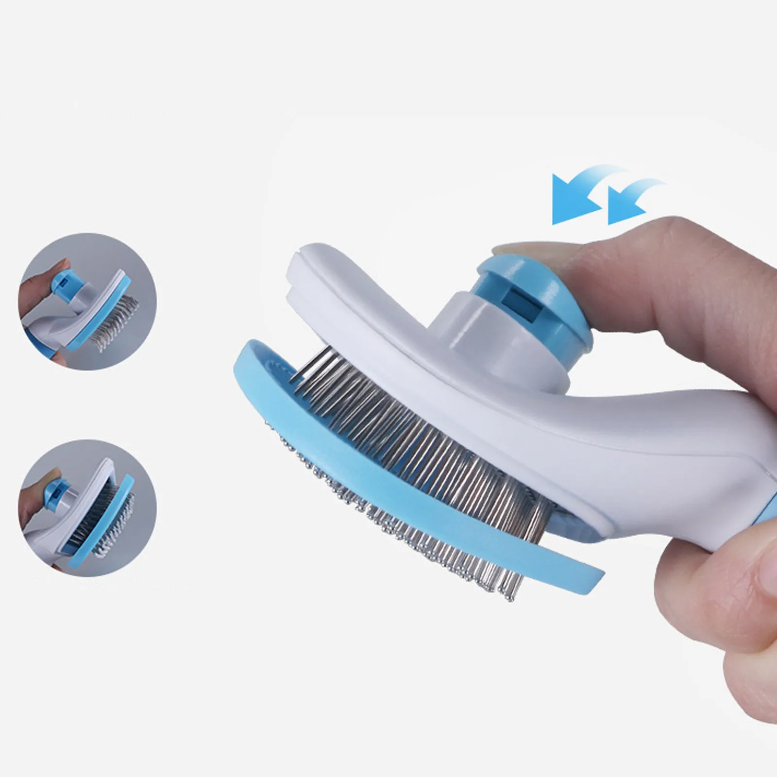 Самоотшелушивающаяся щетка для ухода за собаками и кошками