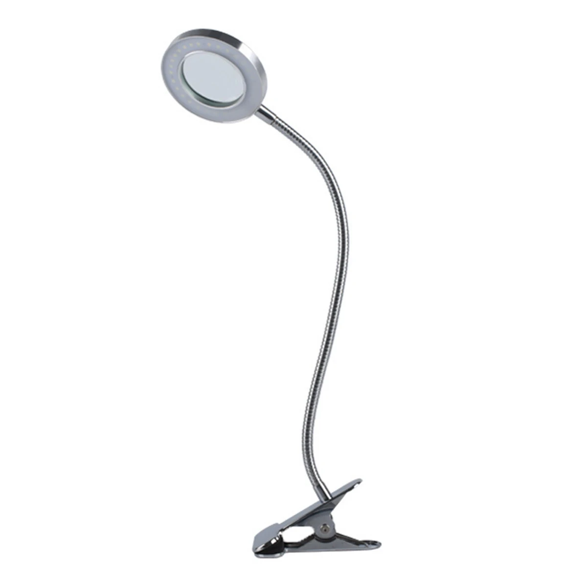 

8X Magnifying Light Clip-on Desk Table Top Magnifier Light for Nail Salon Tattoo Eyelash Grafting
