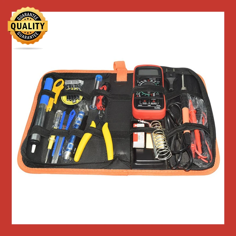 

Набор из 29 предметов, 60 Вт, 110 В, 220 В, 240 в, комплект электрического паяльника с внутренним нагревом, мультиметр 830, набор стандарта США/Европы/CHN/Великобритании