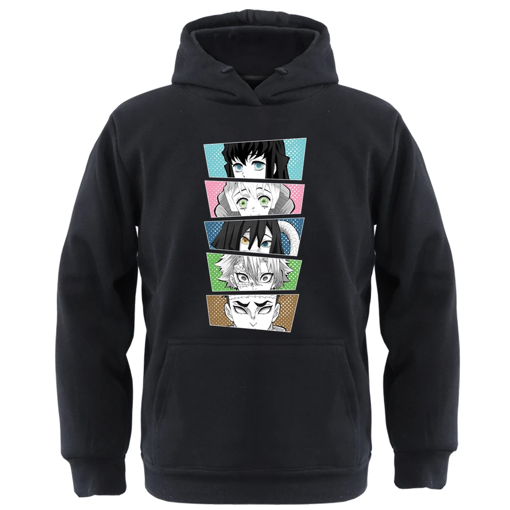 

Мужские толстовки с капюшоном, рассекающие демонов, 2023