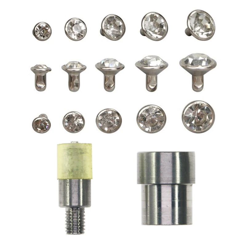 

A++ pipe drill installation tool rhinestone rivet hand-pressed mold diy diamond rivet special tool TH-009