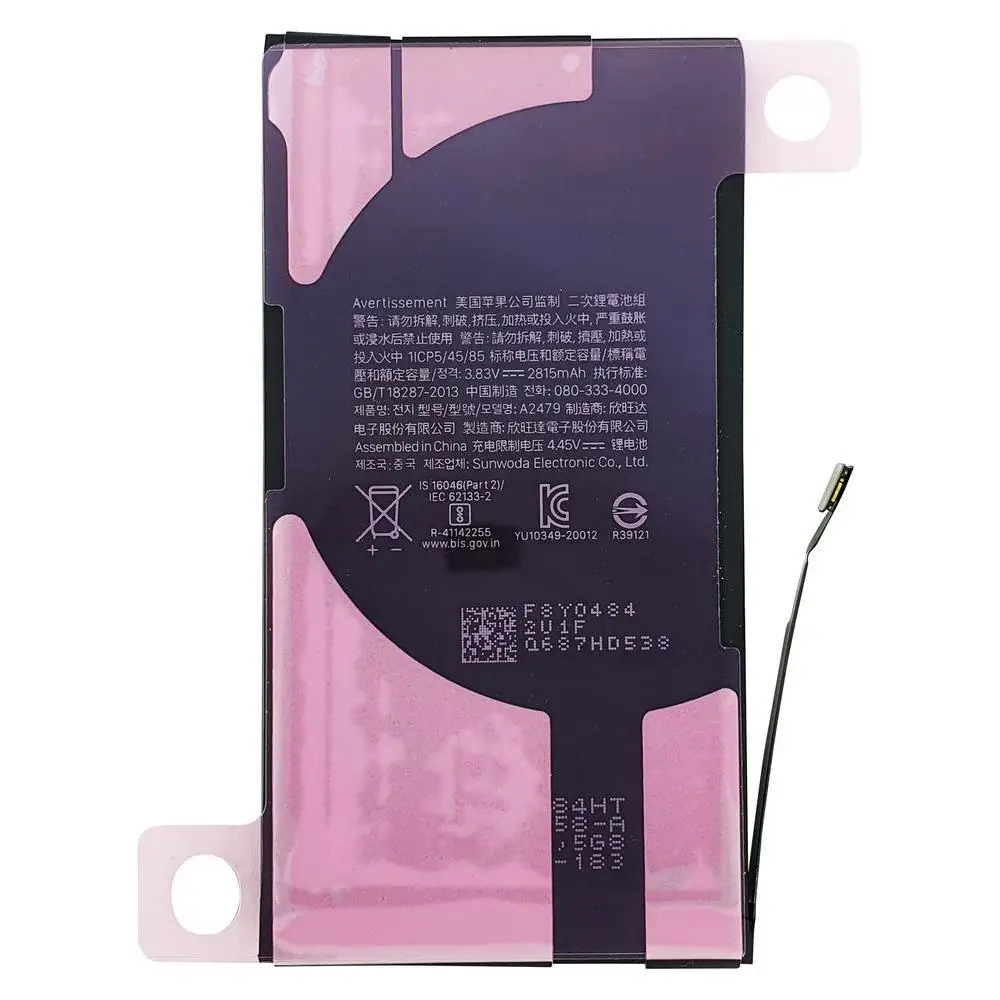 Совместимый аккумулятор для Apple iPhone 12 / Pro | A2479 (2815 мАч)/сменный новый качественный