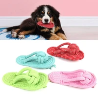pack of 4 pets chewing toy cotton rope teeth braided interactive funny training toys dog cat molar bite toy pet supplies